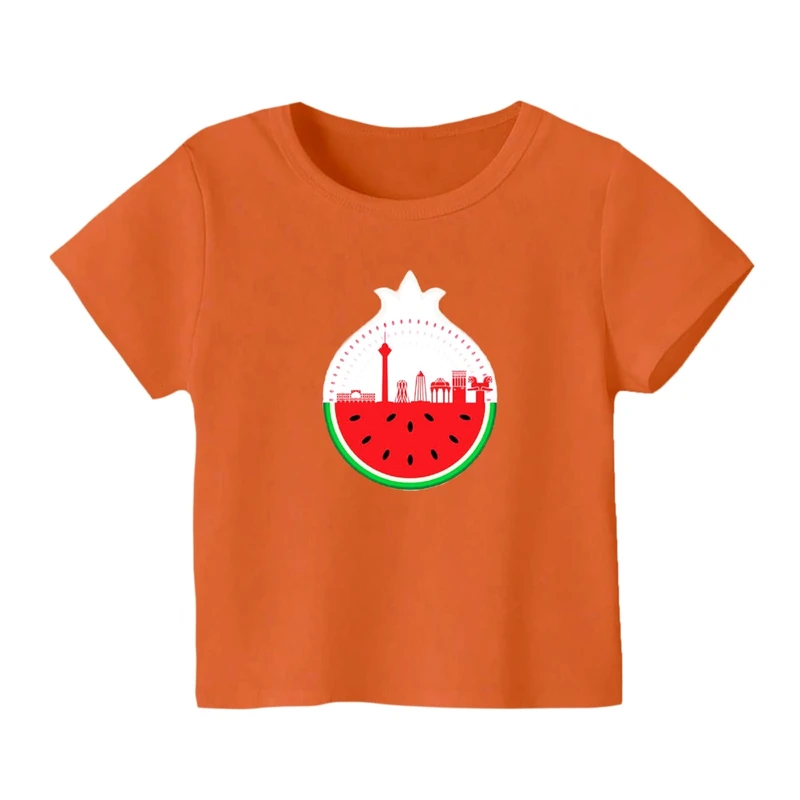 تی شرت آستین کوتاه بچگانه مدل هندوانه یلدایی کد 6