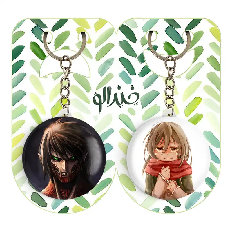 جاکلیدی خندالو مدل ارن یگر انیمه اتک آن تایتان کد 1854218544 مجموعه 2 عددی