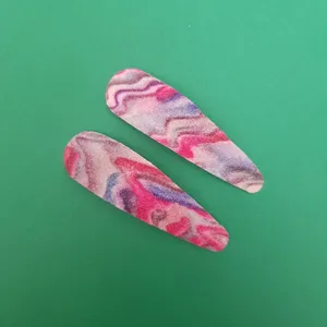 گیره مو زنانه مدل آبرنگی