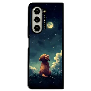 AKAM AMC-WSGZFOLD5-DOGS-8 Cover For Samsung Galaxy Z Fold 5