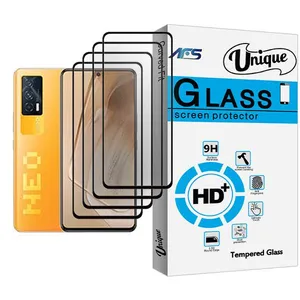 AFS Unique Glass MIX004 Screen Protector For  iQOO Neo5 Pack Of 4