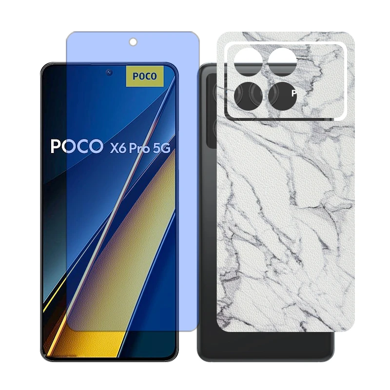 محافظ صفحه نمایش آنتی بلو گلس مدل Together مناسب برای گوشی موبایل شیائومی Poco X6 Pro به همراه برچسب پوششی