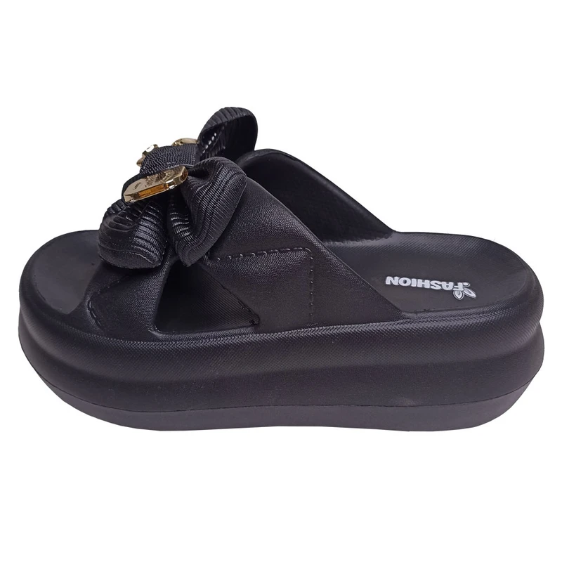 دمپایی زنانه پاپا مدل آیسان کد 1659-bk