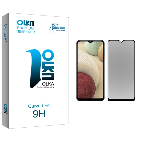 محافظ صفحه نمایش حریم شخصی کولینگ مدل Olka glass مناسب برای گوشی موبایل سامسونگ Galaxy A12