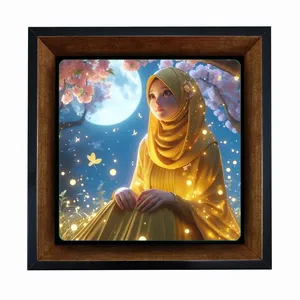تابلو کاشی مبین ایده طرح دختر باحجاب کد   X27  -  m1471
