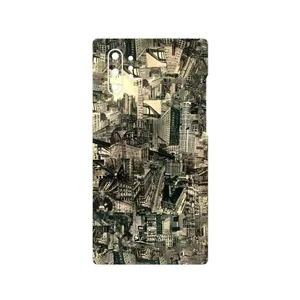 MAHOOT Collage of Skyscraper Cover Sticker for Samsung Galaxy Note 10 Plus