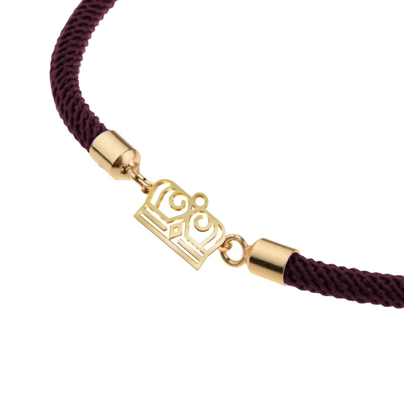 دستبند طلا 18 عیار زنانه مدوپد مدل تاج کد D11-10358