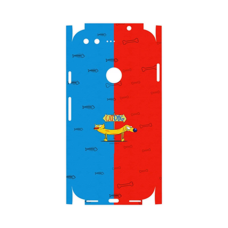 برچسب پوششی ماهوت مدل CatDog-FullSkin مناسب برای گوشی موبایل گوگل Pixel