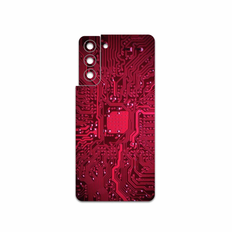 برچسب پوششی ماهوت مدل Red-Printed-Circuit-Board مناسب برای گوشی موبایل سامسونگ Galaxy S21 5G