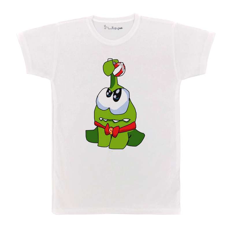 تی شرت بچگانه پرمانه طرح om nom کد pmt.2674