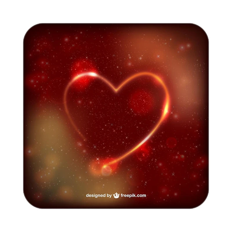 زیر لیوانی کاکتی مدل عاشقانه کد mp12100