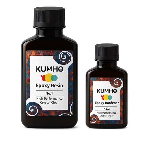 رزین اپوکسی کومهو مدل KER 828 به همراه هاردنر وزن 195 گرم