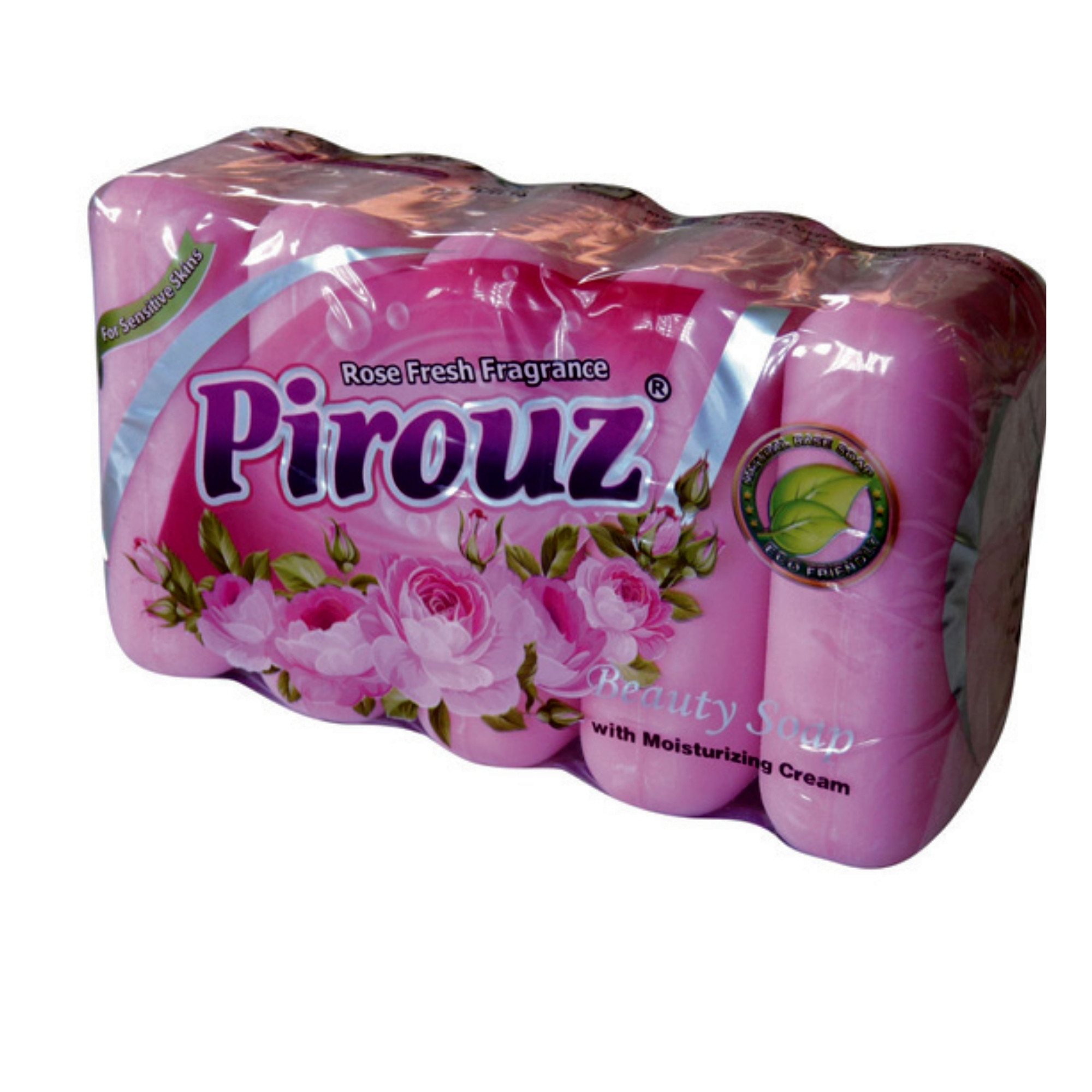 صابون شستشو پیروز مدل jasmine flower وزن 375 گرم بسته 5 عددی