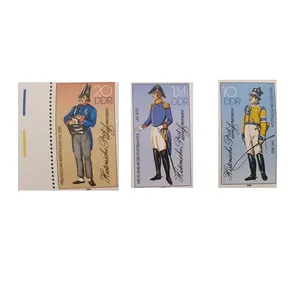 تمبر یادگاری مدل لباس DDR مجموعه 3 عددی
