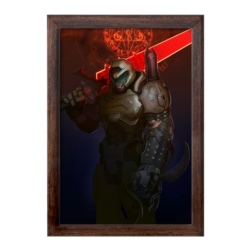 تابلو خندالو طرح بازی رستاخیز (Doom) کد 31389