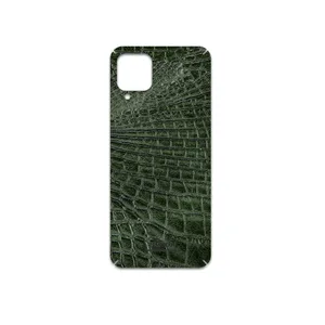 MAHOOT Green-Crocodile-Leather Cover Sticker for Samsung Galaxy A12