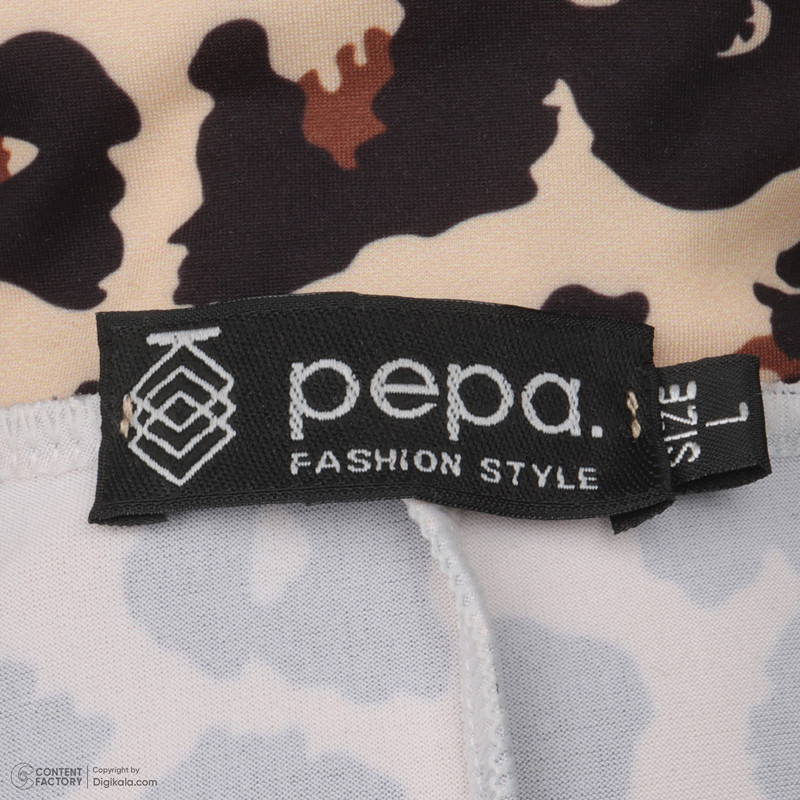 بادی آستین بلند زنانه پپا مدل Leopard