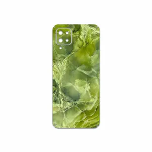 MAHOOT Green Crystal Marble Cover Sticker for Samsung Galaxy A12