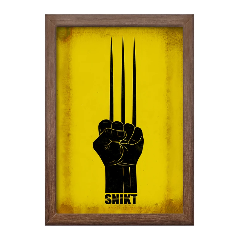 تابلو خندالو طرح Snikt کد F10343