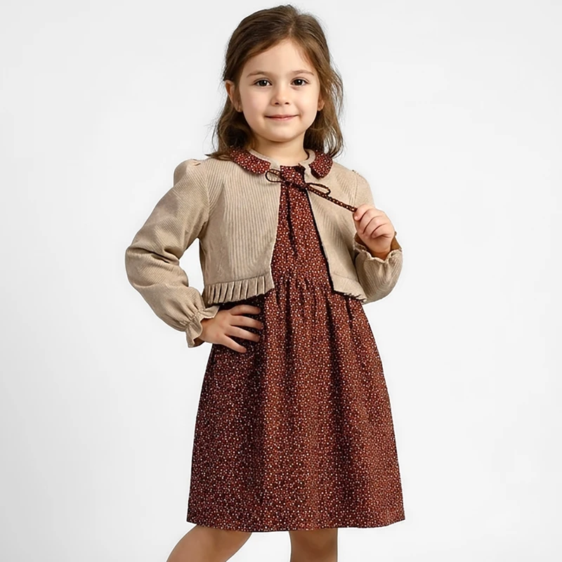 ست کت و سارافون دخترانه مدل شاهدخت