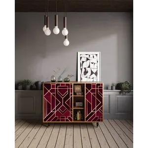 کنسول مدل Burgundy Jewelery
