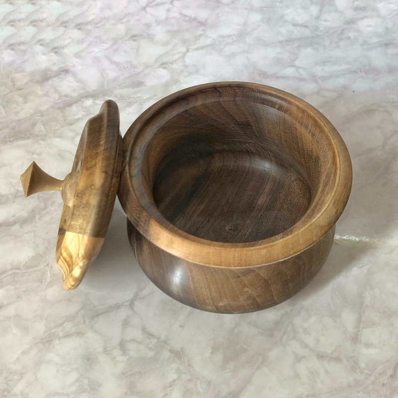 قندان مدل چوبی خمره ای