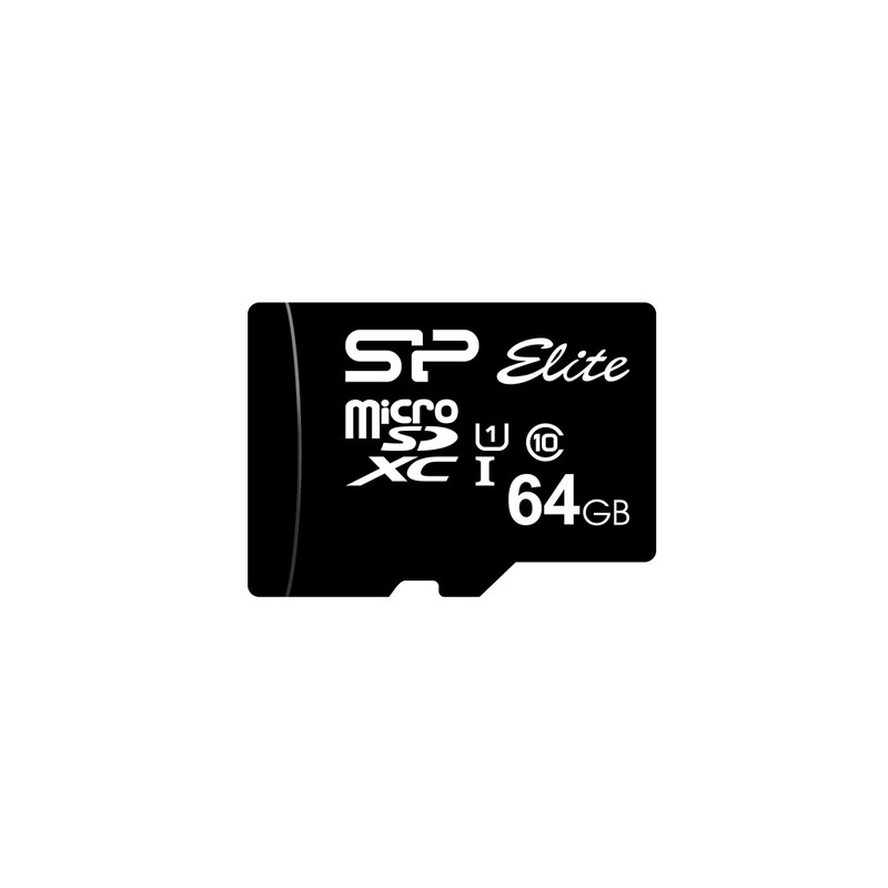 کارت حافظه microSDXC سیلیکون پاور مدل ELITE کلاس 10 استاندارد UHC-I U1 سرعت 100MBps ظرفیت 64 گیگابایت