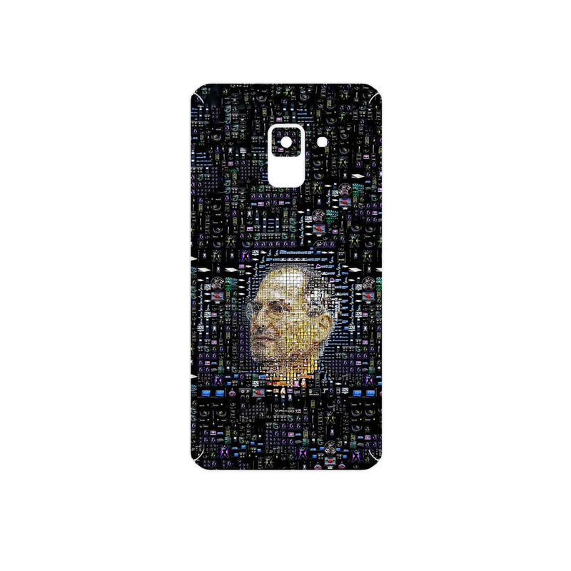 برچسب پوششی ماهوت مدل 2 Collage of Steve Jobs مناسب برای گوشی موبایل سامسونگ Galaxy A8 2018