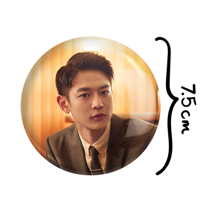 آینه جیبی خندالو طرح مینهو گروه شاینی Shinee مدل تاشو کد 21350