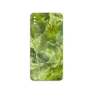 MAHOOT Green Crystal Marble Cover Sticker for Apple iPhone XS Max