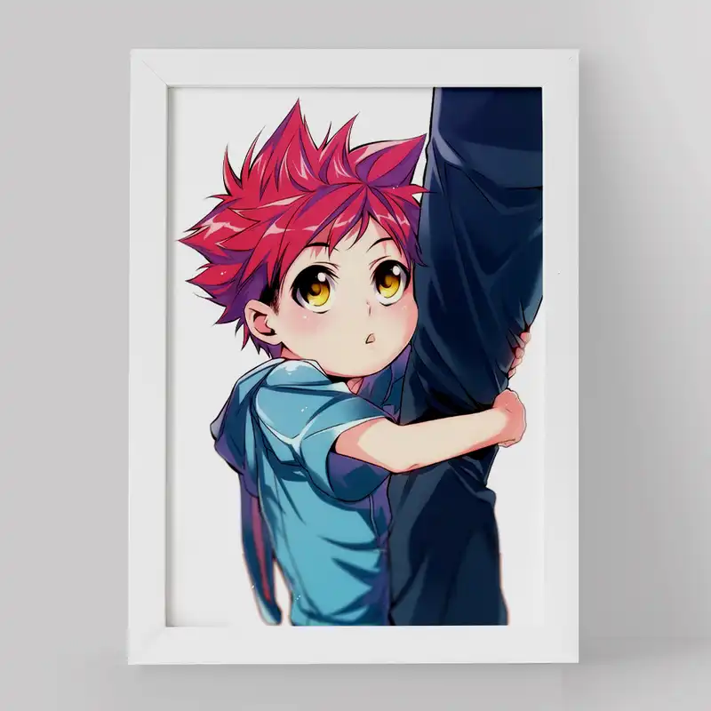 تابلو خندالو مدل سوما انیمه جنگ غذاها کد 16991