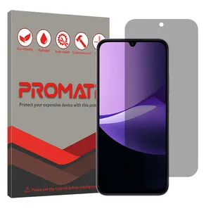 Promate Resistant model privacy screen protector suitable for Xiaomi Redmi 15C 4G Mobile phone