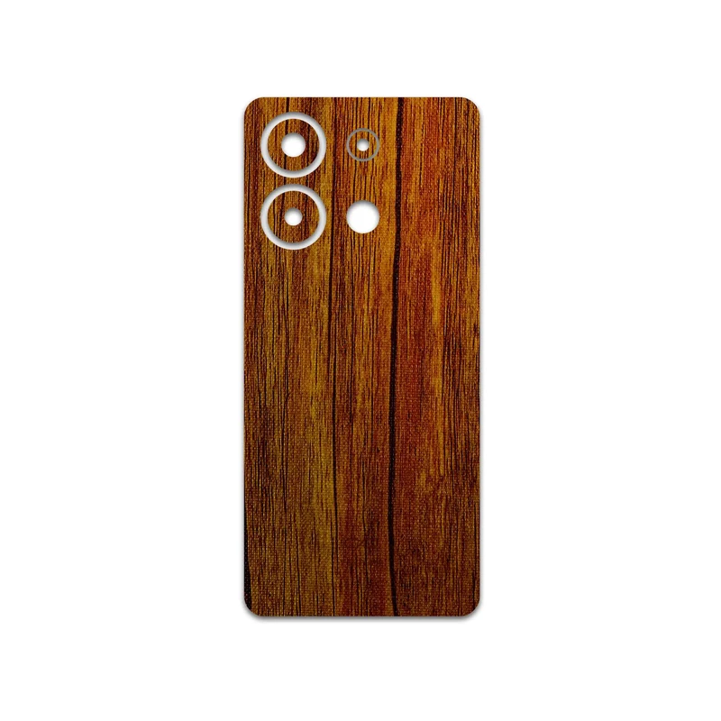 برچسب پوششی ماهوت مدل Orange-Wood مناسب برای گوشی موبایل شیائومی Redmi Note 13 4G
