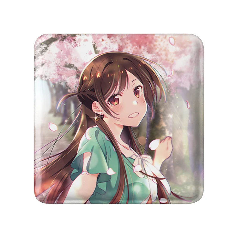 مگنت خندالو طرح چیزورو انیمه کانوجو اوکاری مدل مربعی کد 34797