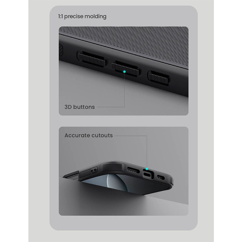 کاور نیلکین مدل  Frosted Shiled Pro LogoCut مناسب برای گوشی موبایل اپل IPhone 16 Pro Max