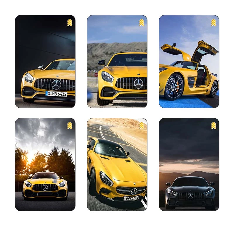 استيکر کارت کارنيکا طرح مرسدس‑بنز ا ام جی Mercedes‑Benz AMG کد 66249 مجموعه 6 عددی