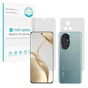Rock space Resistant model transparent screen protector suitable for Honor 200 mobile phone along with the back protector
