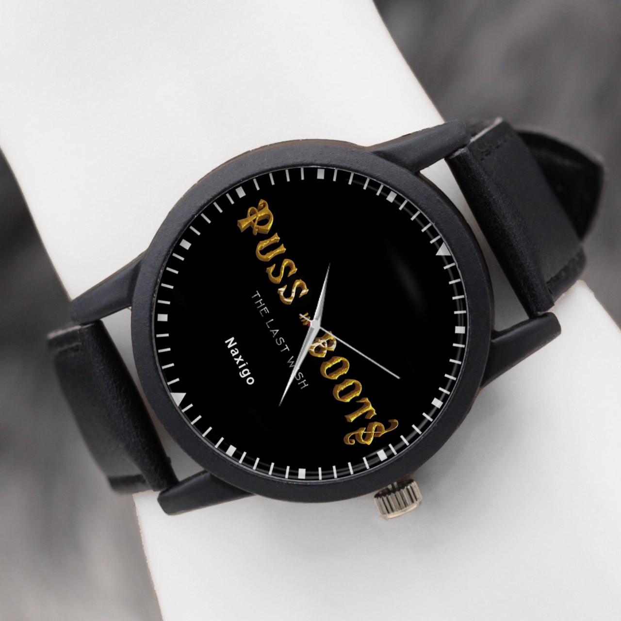 ساعت مچی عقربه ای ناکسیگو مدل Puss in Boots The Last Wish کد LF14015 ساعت مچی عقربه ای ناکسیگو مدل Puss in Boots The Last Wish کد LF14015