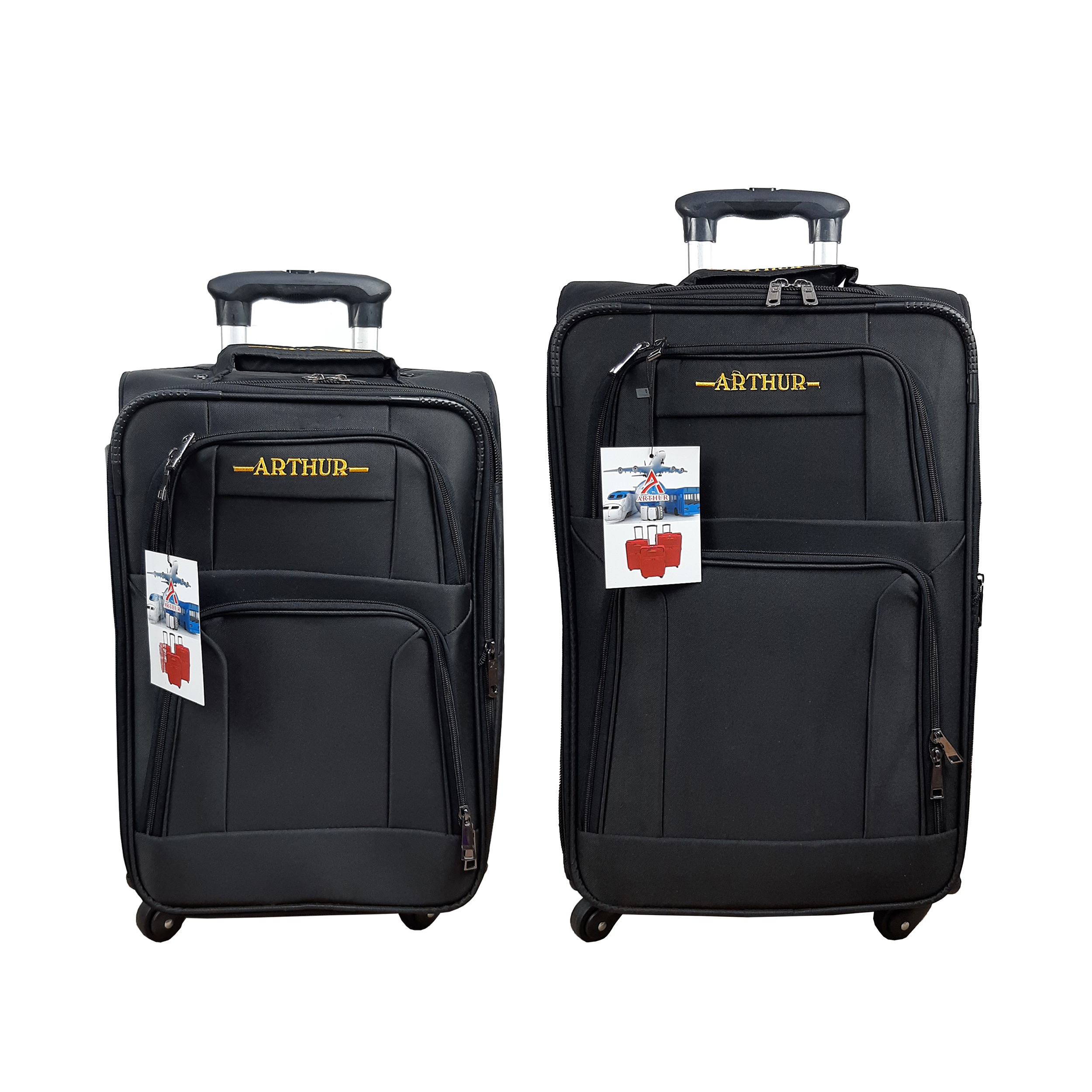 مجموعه دو عددی چمدان آرتور مدل M4050 کد B-K