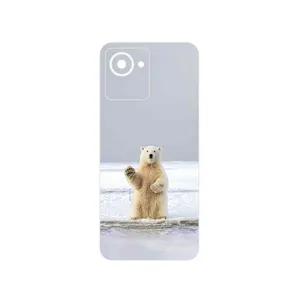 MAHOOT Polar_bear Cover Sticker for Realme C30s