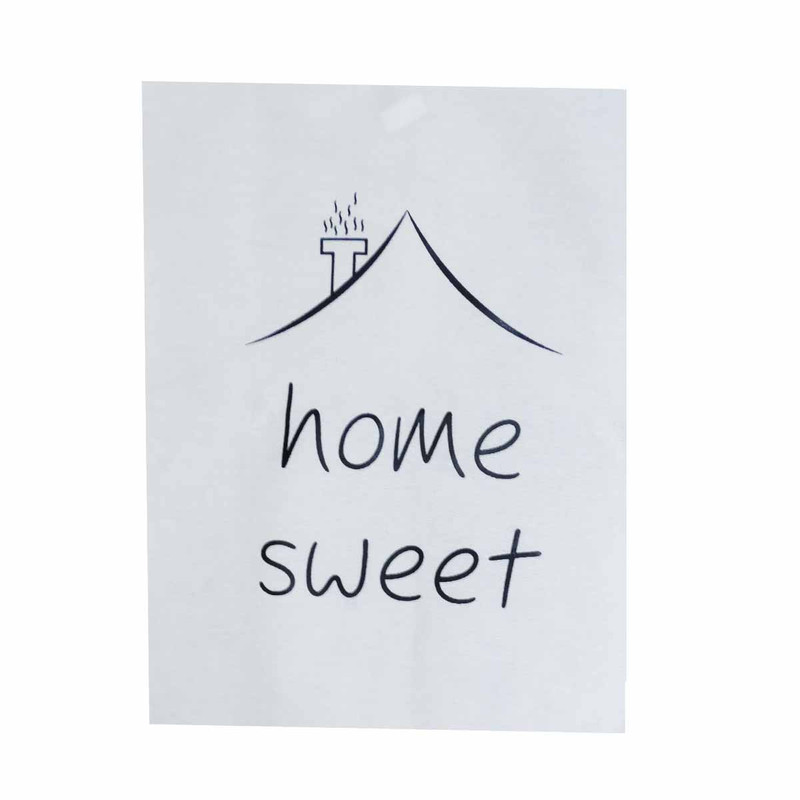 دستمال نظافت طرح تکست HOME SWEET کد 004