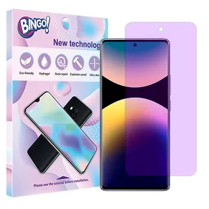 Bingo Eye Care model purple filter screen protector suitable for Xiaomi Redmi Note 14 Pro 4G mobile phone 