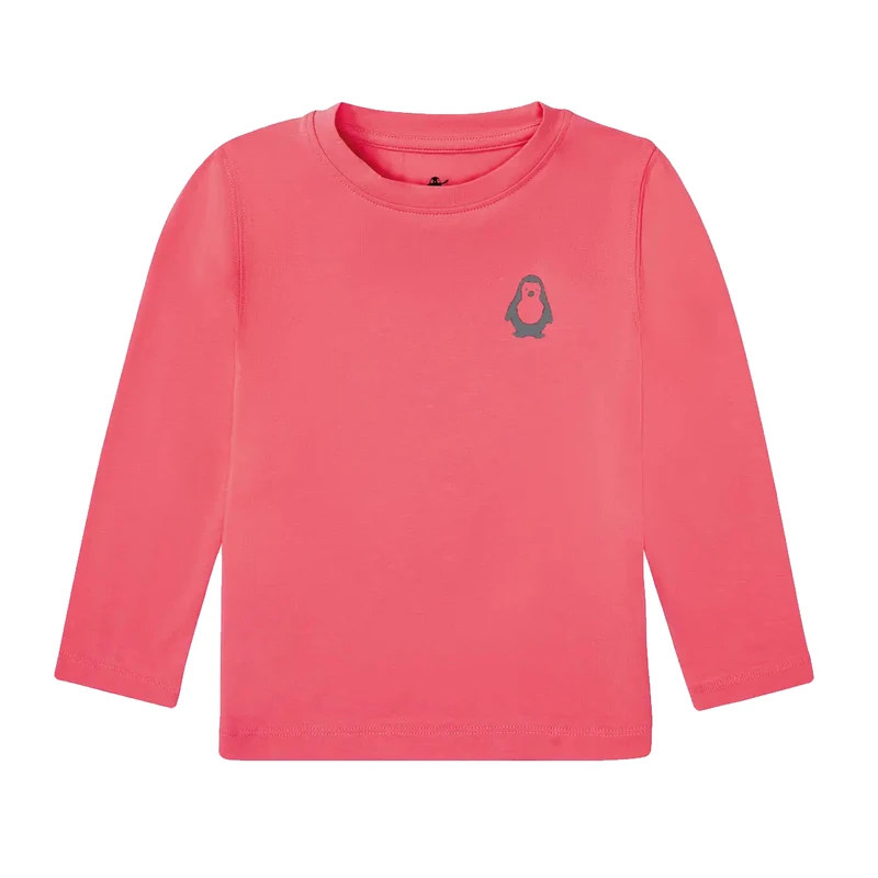 تی شرت آستین بلند دخترانه لوپیلو مدل پنگوئن 8983