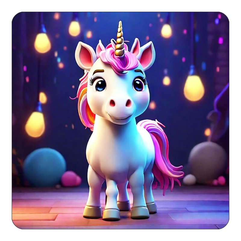 مگنت کاکتی طرح اسب تک شاخ و یونیکورن مدل mp30819