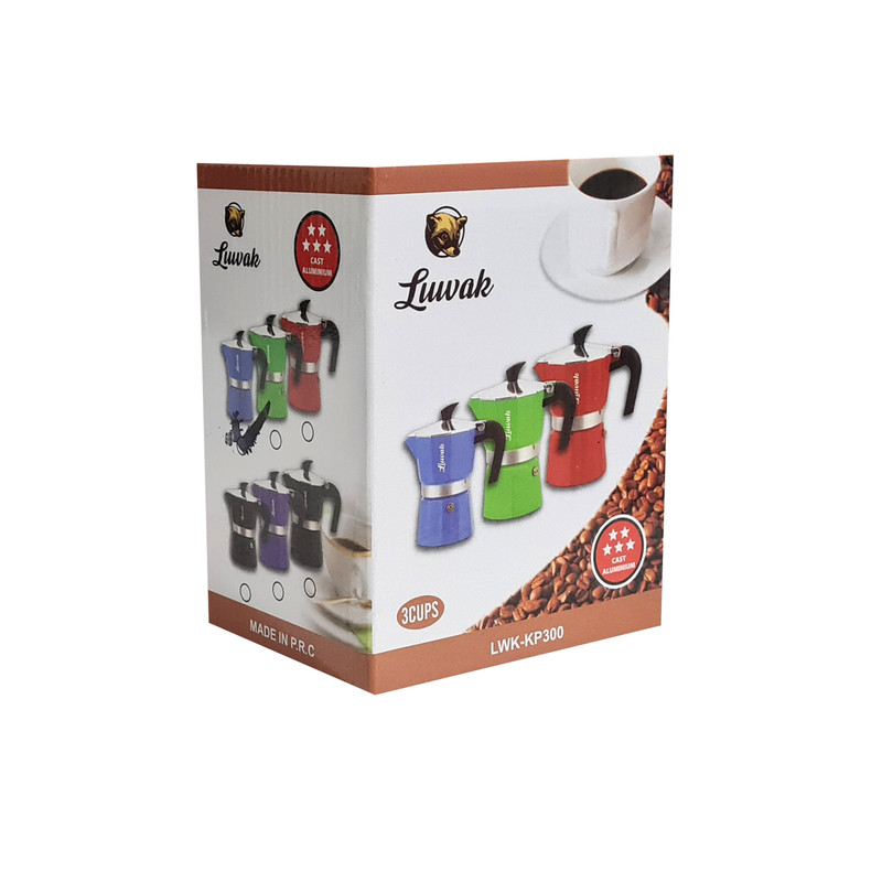قهوه جوش لوواک مدل  موکا 3 CUPS 0D