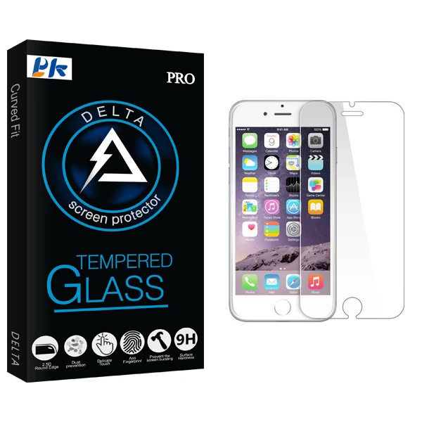 محافظ صفحه نمایش نانو پی کی مدل Delta Glass مناسب برای گوشی موبایل اپل iPhone 7 / 8 plus