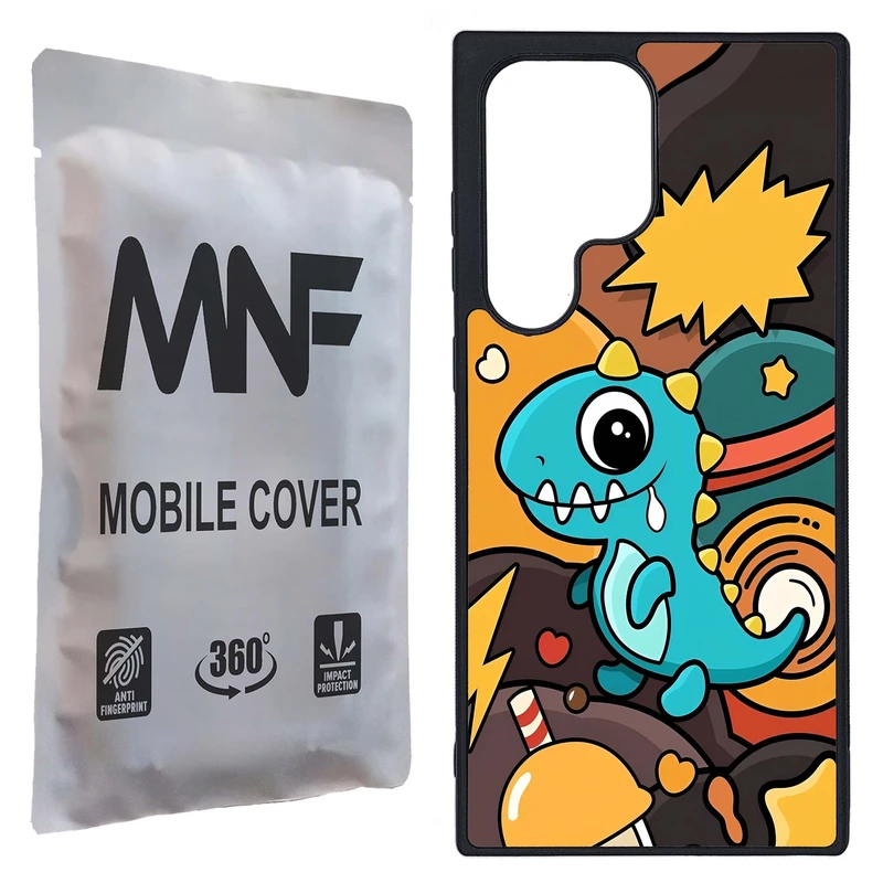 کاور ام ان اف طرح Cute Dinosaur کد P-193 مناسب برای گوشی موبایل سامسونگ Galaxy S23 Ultra