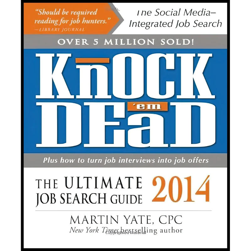 کتاب Knock em Dead 2014 اثر Martin Yate انتشارات Adams Media