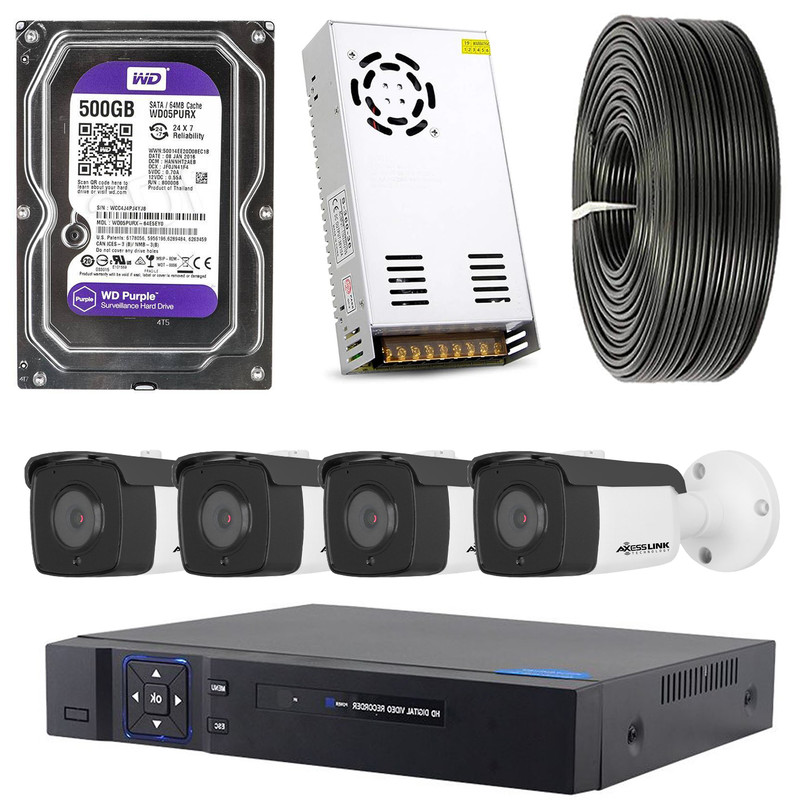 سیستم امنیتی مدل FULL HD KIT 004 LB - AXESSLINK