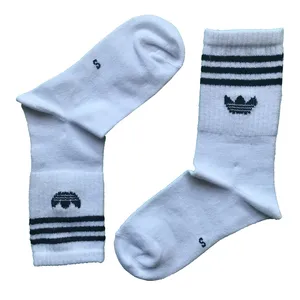 جوراب بچگانه مدل ساق بند کشی کد AD-CH-WH12 رنگ سفید